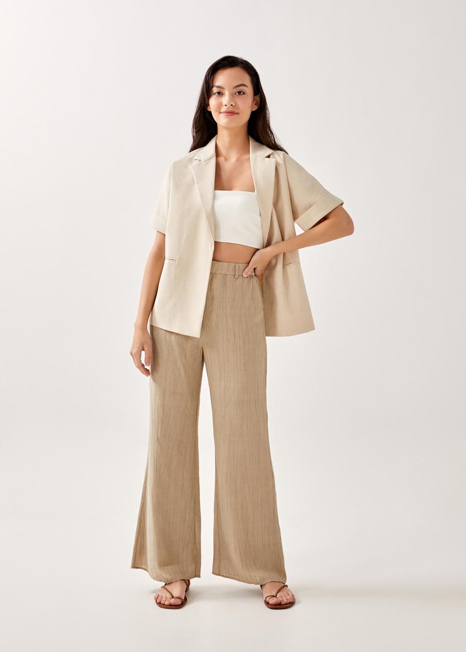Cayenne Textured Tailored Pants