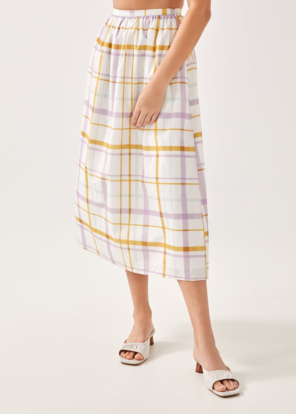 gingham maxi