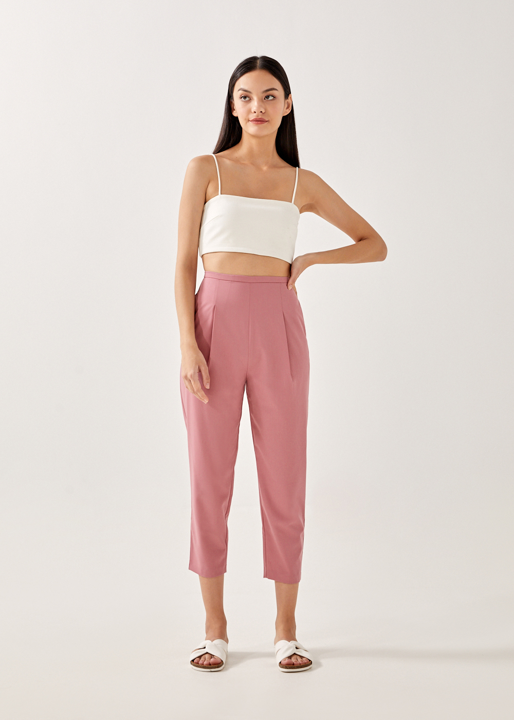 

Banita Tailored Peg Leg Pants-386-L