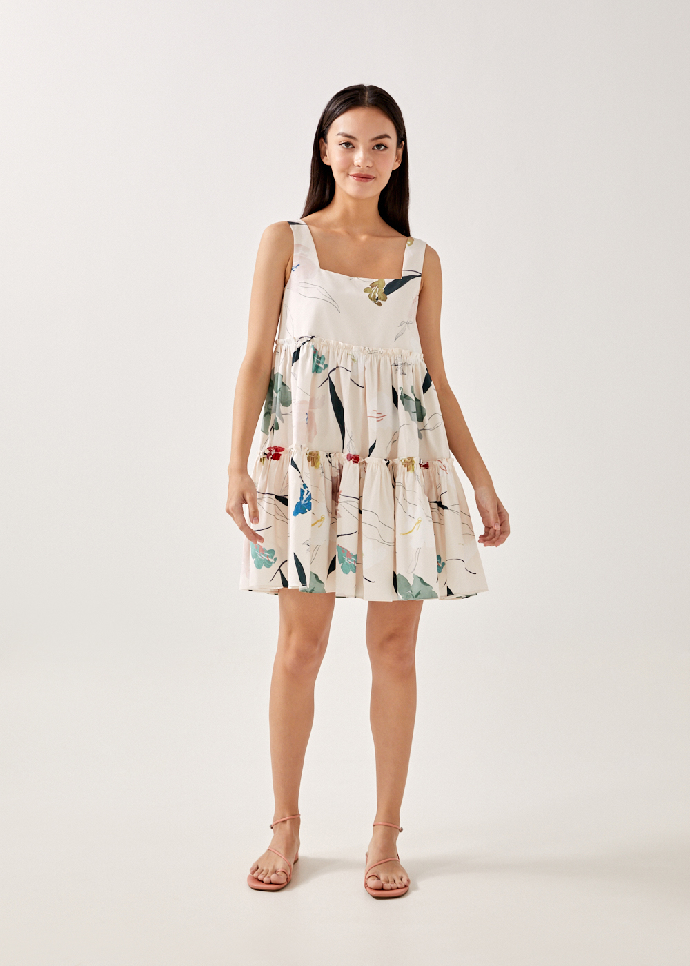 

Kassidy Swing Dress in Willowy Florals-035-S