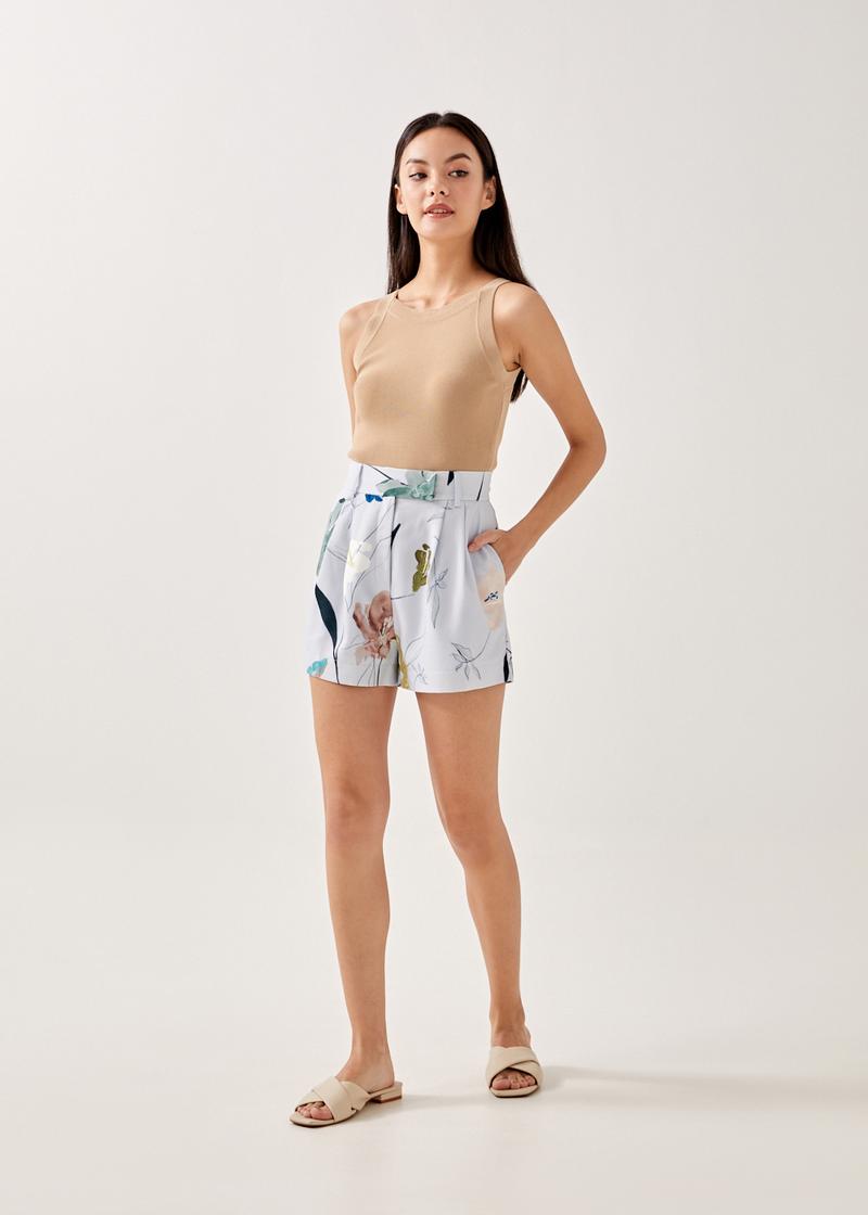 Bethany Tailored Shorts in Willowy Florals