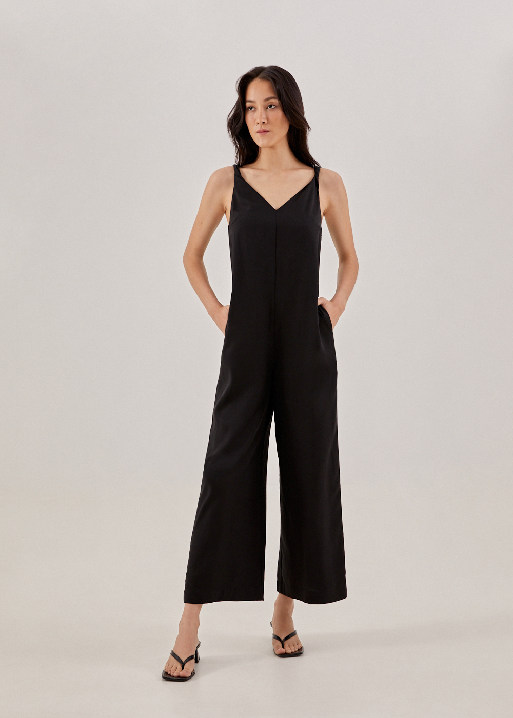 

Sandrine Twist Strap Column Jumpsuit-014-L