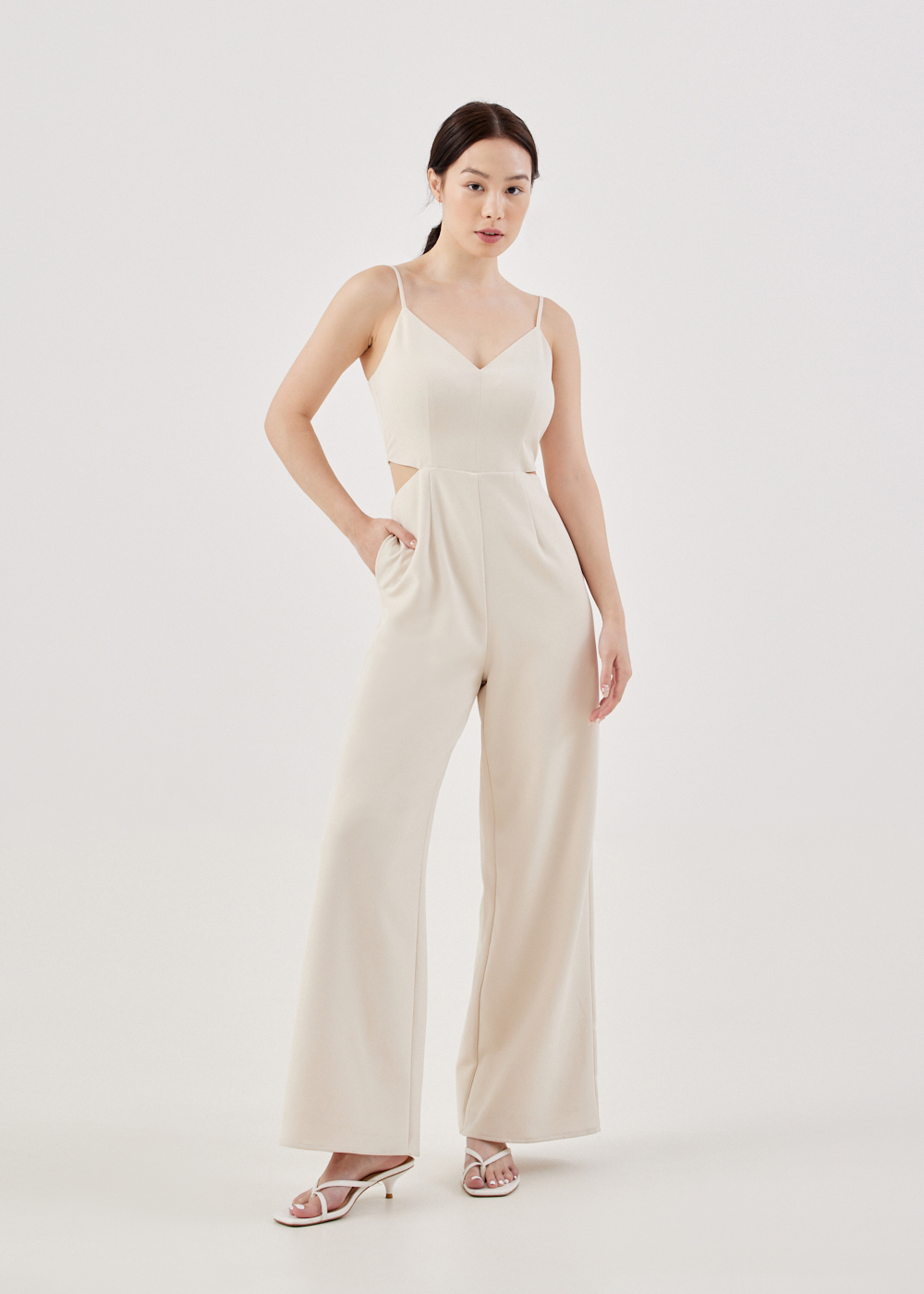 

Anissa Padded Cut Out Jumpsuit-035-XXL