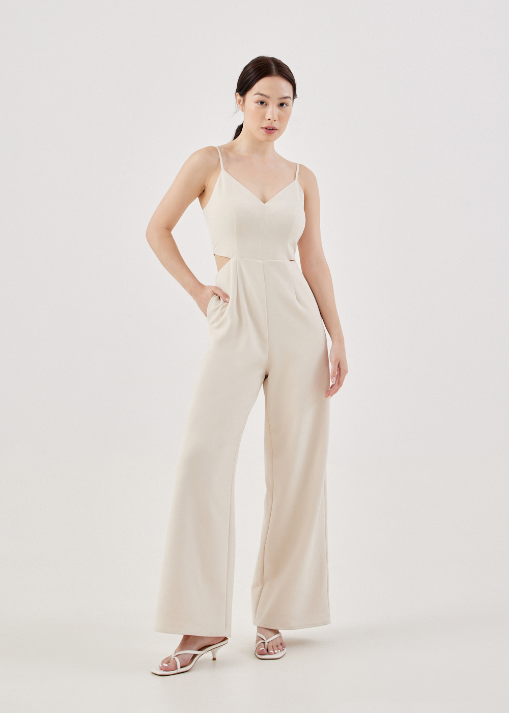 

Anissa Padded Cut Out Jumpsuit-035-S