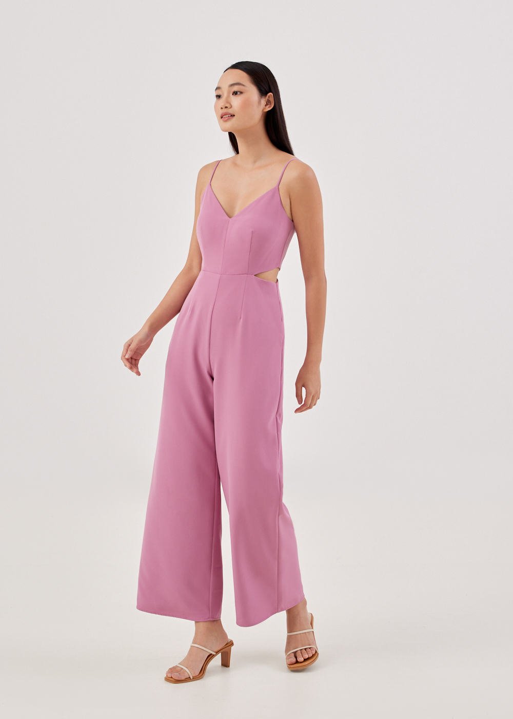 

Anissa Padded Cut Out Jumpsuit-363-M