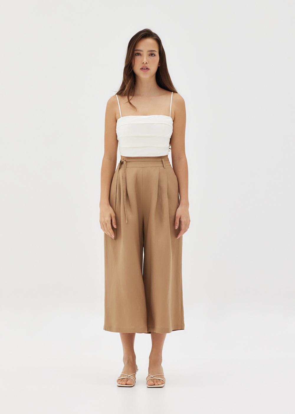 

Ericah Linen Wide Legged Pants-124-XS