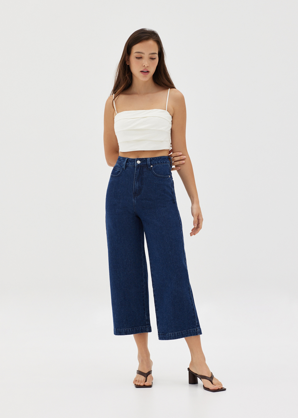 

Coreela Padded Pleated Crop Top-031-XXL
