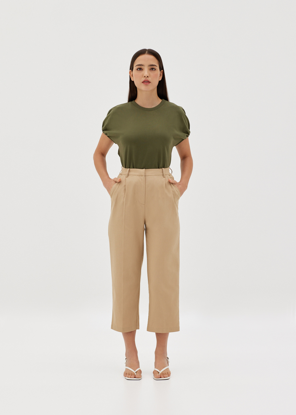 

Avanni Linen Straight Leg Pants-124-L