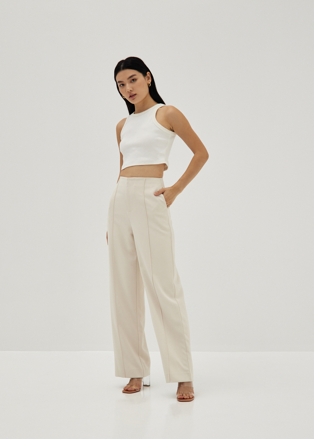 

Darya Pintuck Maxi Pants-035-S