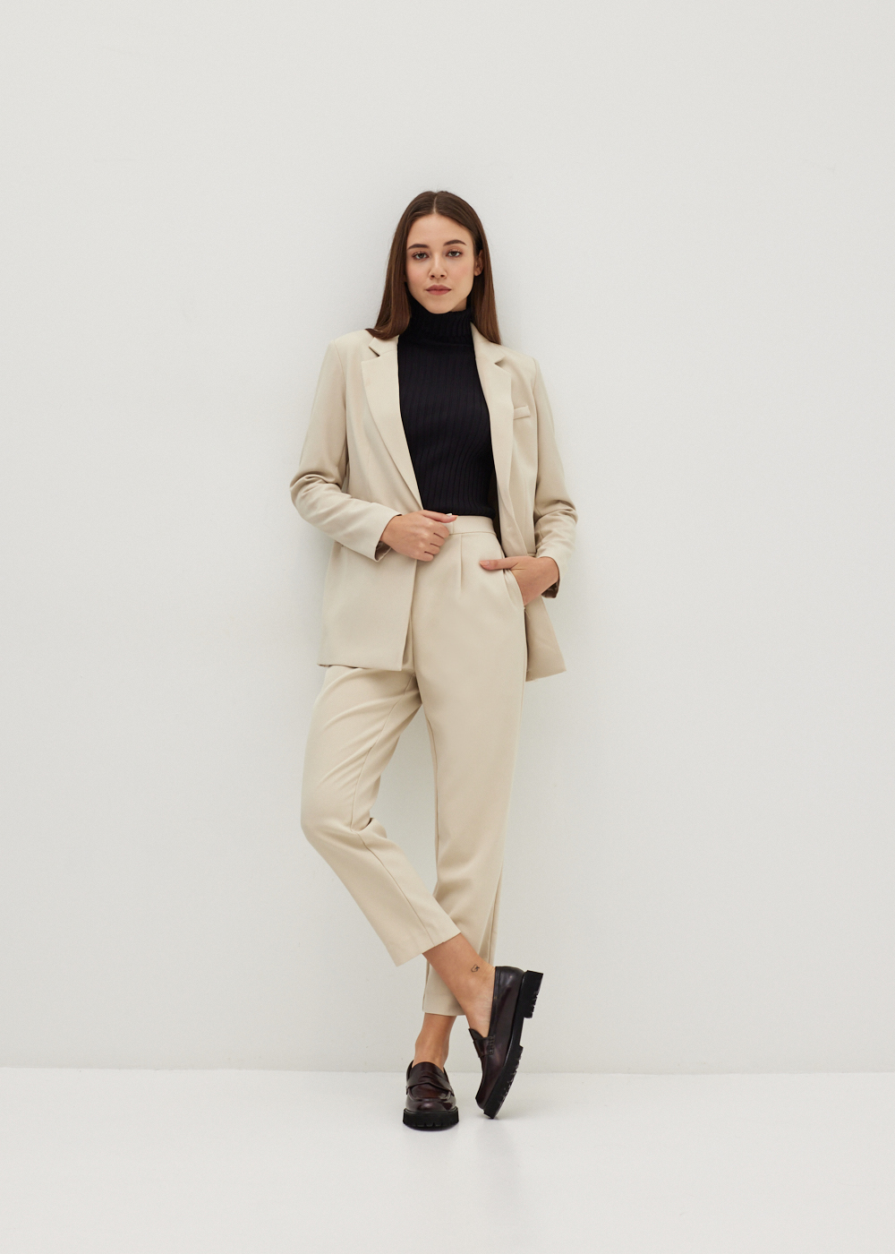 

Haidyn Notch Lapel Relaxed Blazer-082-XS