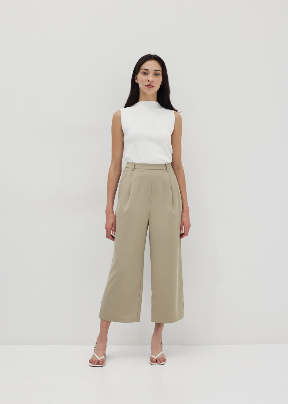 

Tasmine Wide Leg Pants-042-S