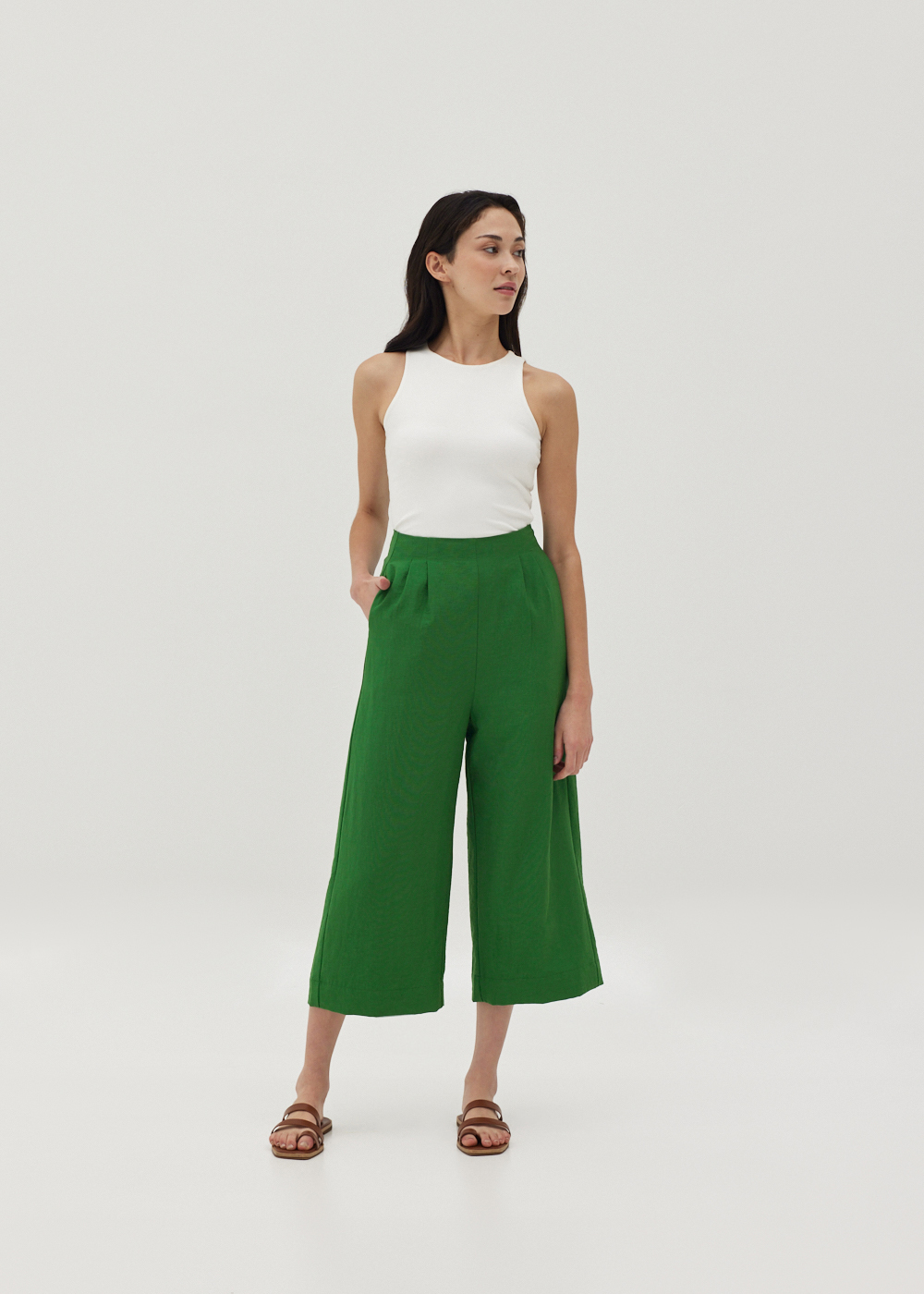 

Rivka Wide Leg Culottes-366-XS