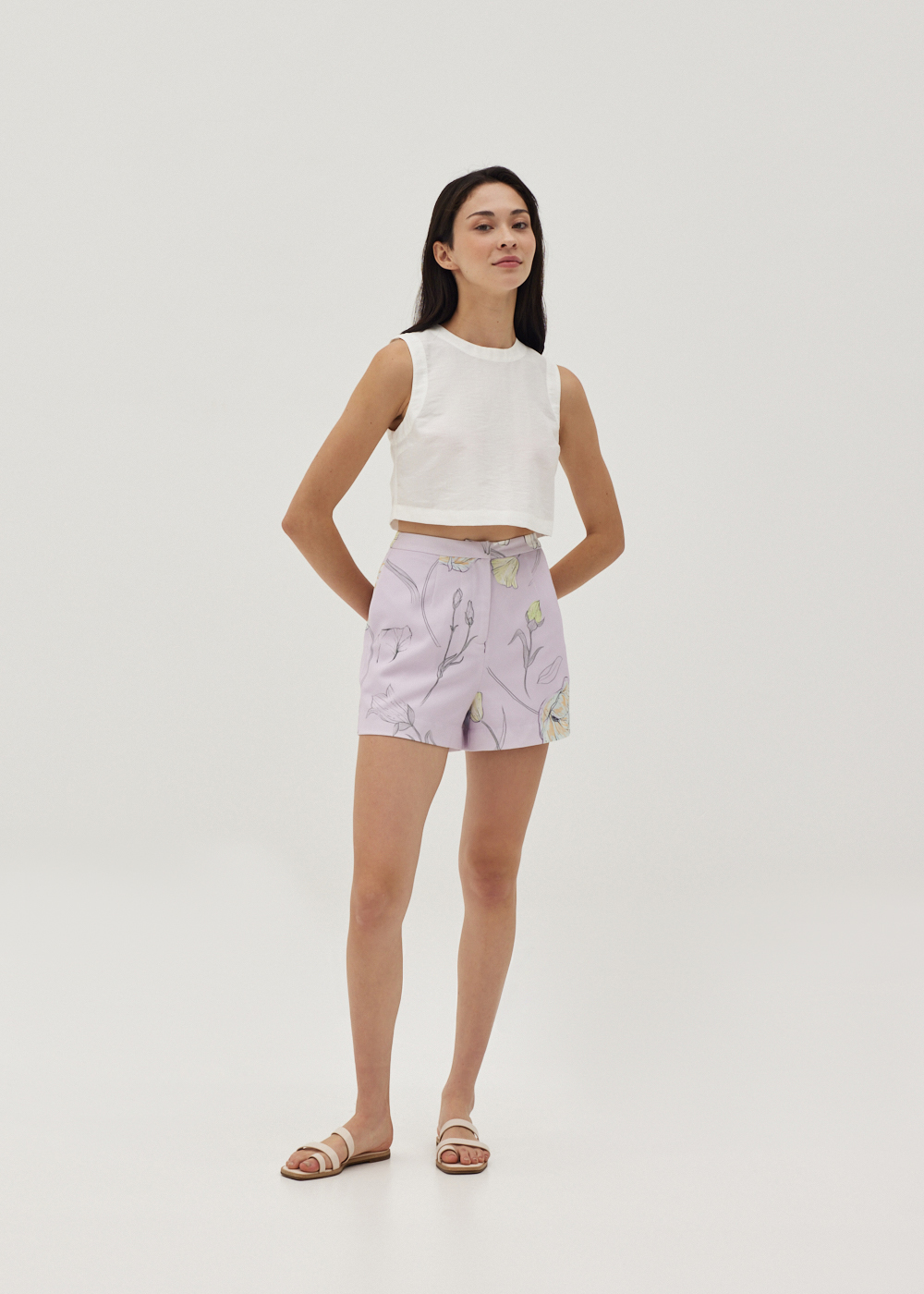 

Rivka Loose Shell Crop Top-031-XS