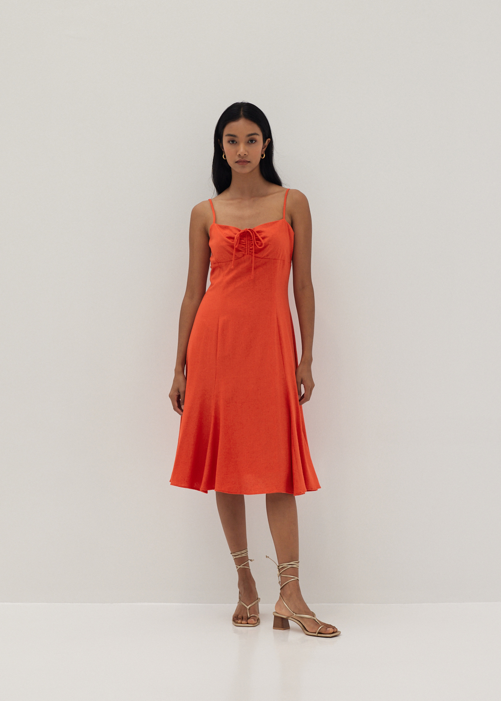

Brynn Fit & Flare Linen Dress-007-L