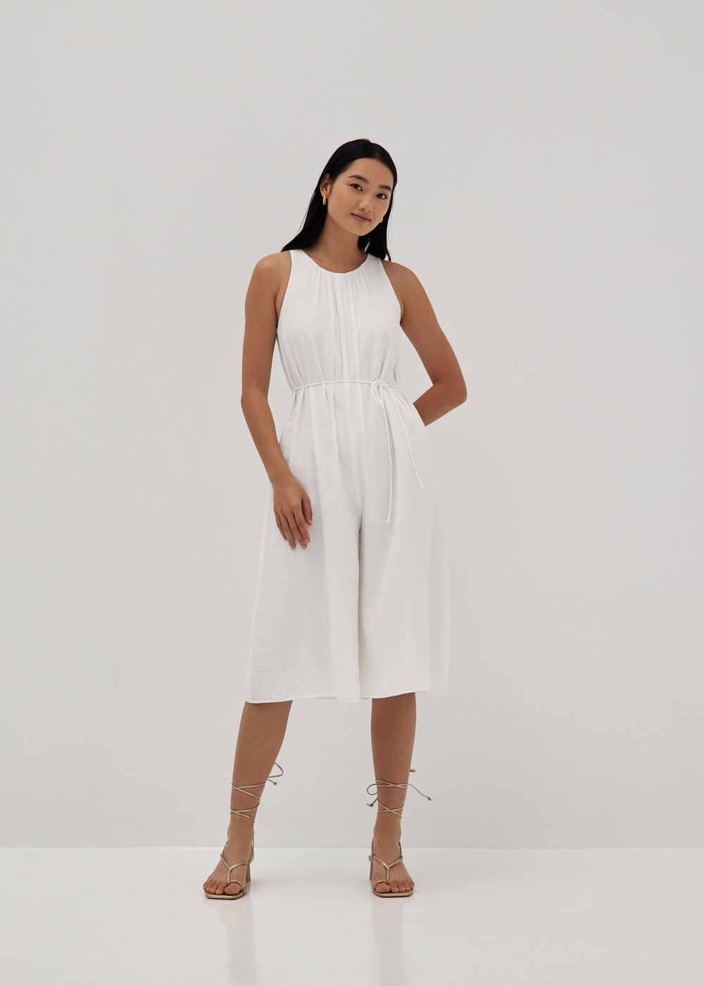 

Veda Textured Relaxed Jumpsuit-031-L