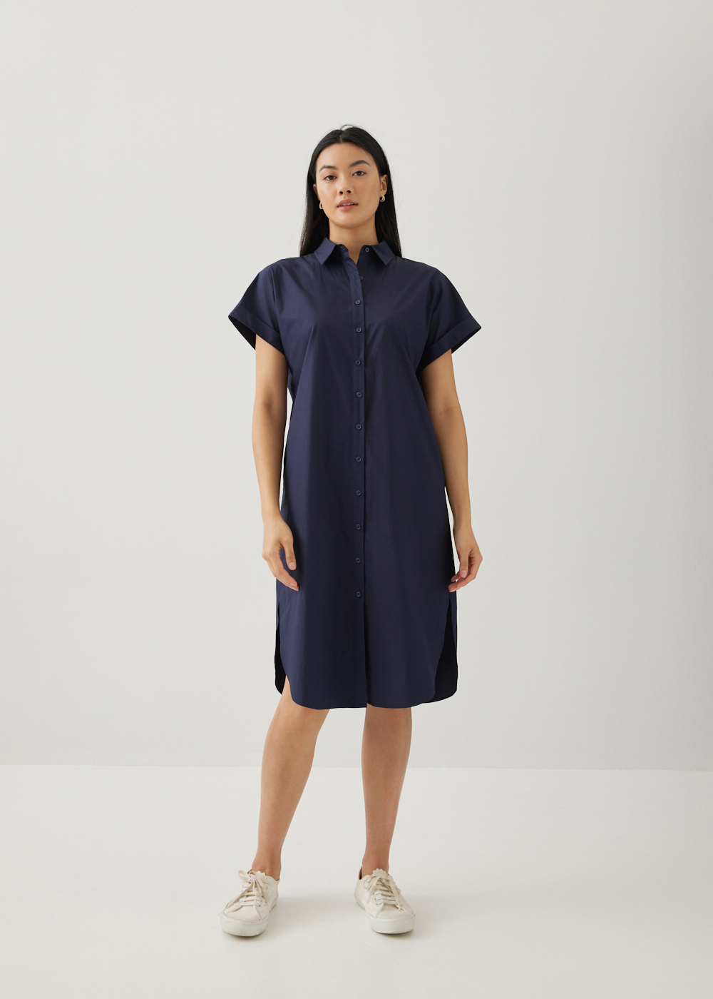 

Clarita Poplin Shirt Dress-052-XS