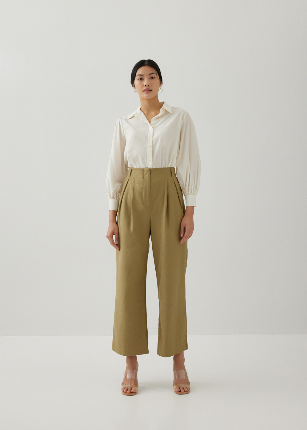 

Zilla Linen Straight Leg Pants-157-S