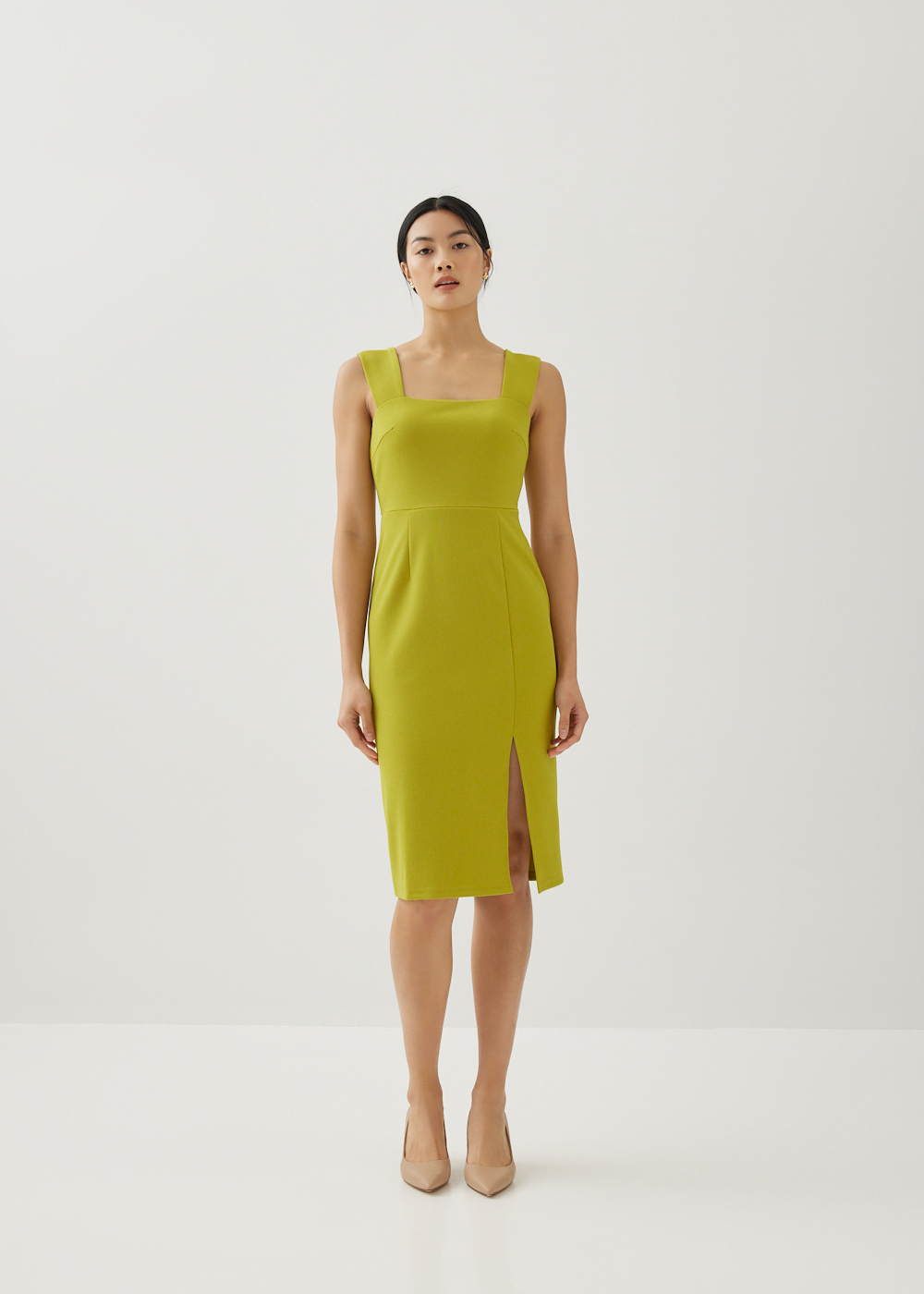 

Arwen Square Neck Column Dress-108-XS