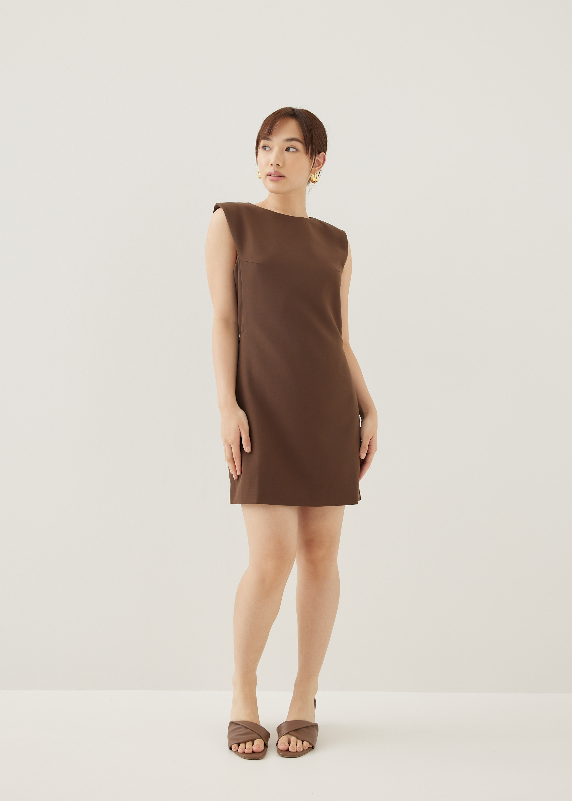 

Sofina Tailored A-line Mini Dress-273-S