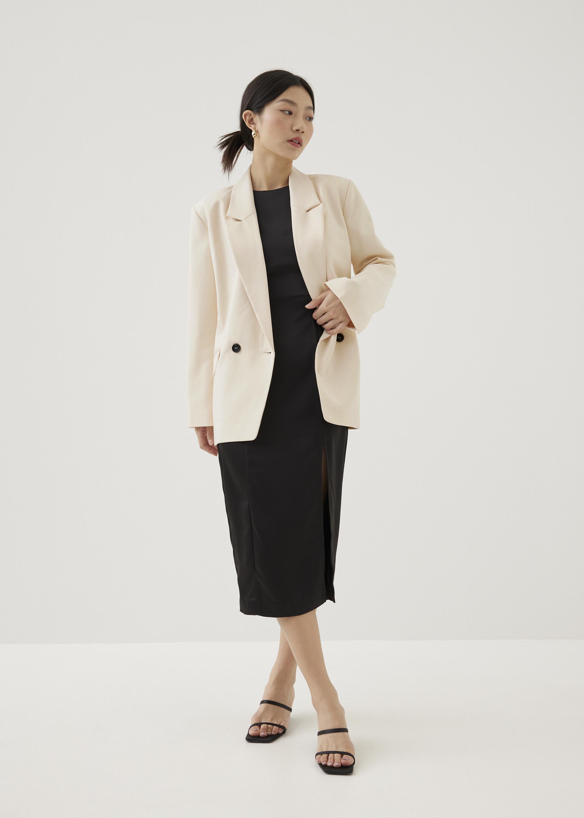 

Gerty Tailored Tie Back Blazer-279-XL