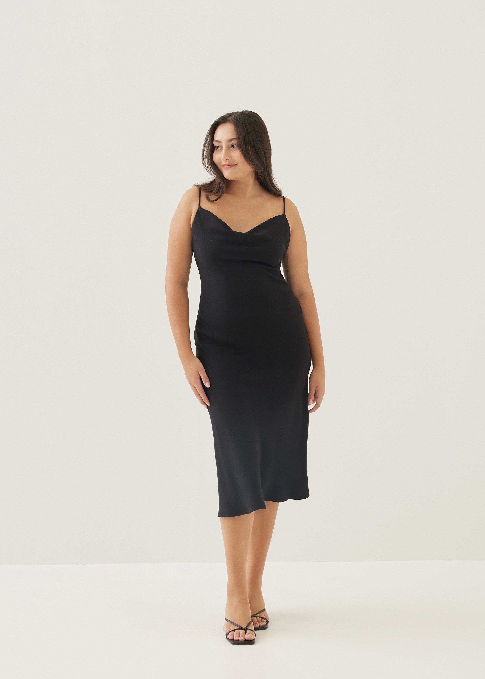 

Adrianna Cowl Neck Midi Dress-014-XXL