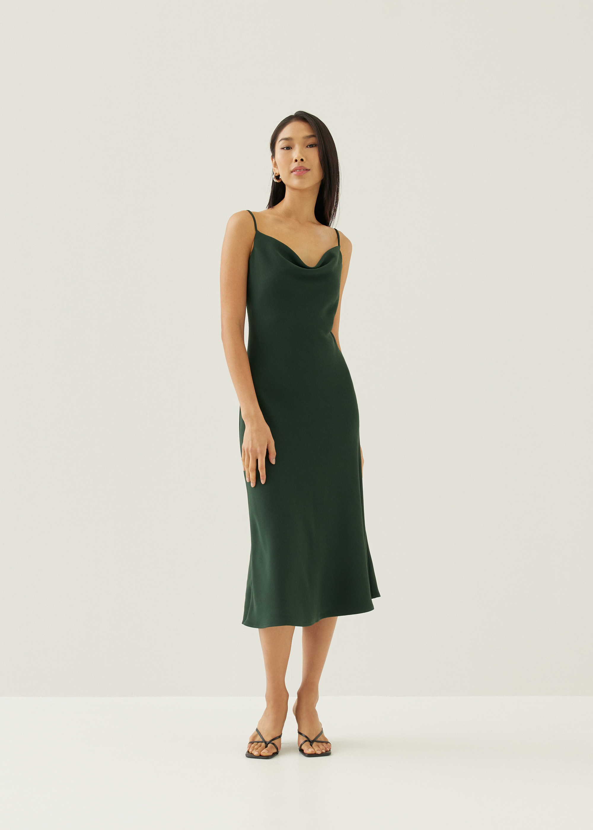 

Adrianna Cowl Neck Midi Dress-338-XS