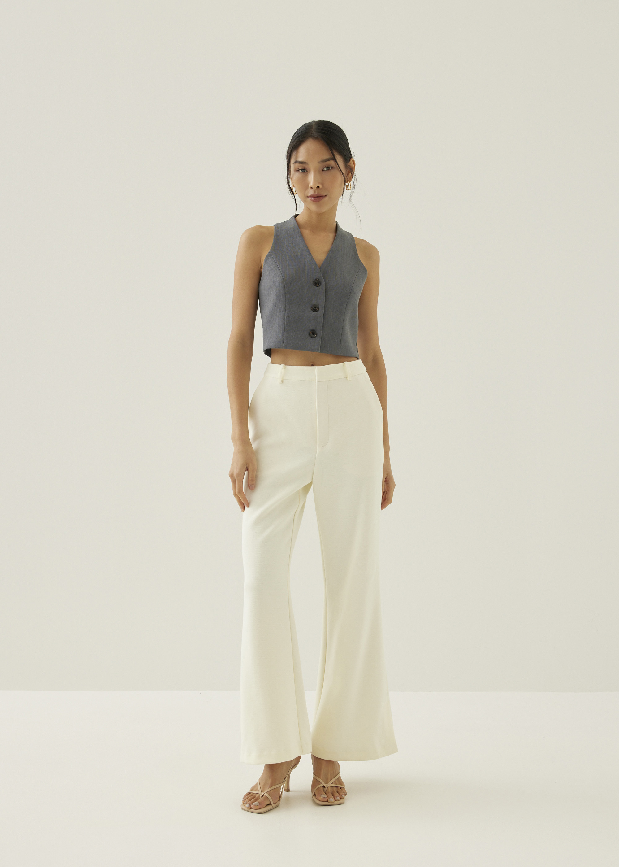 

Karlie High Rise Flare Pants-035-XS