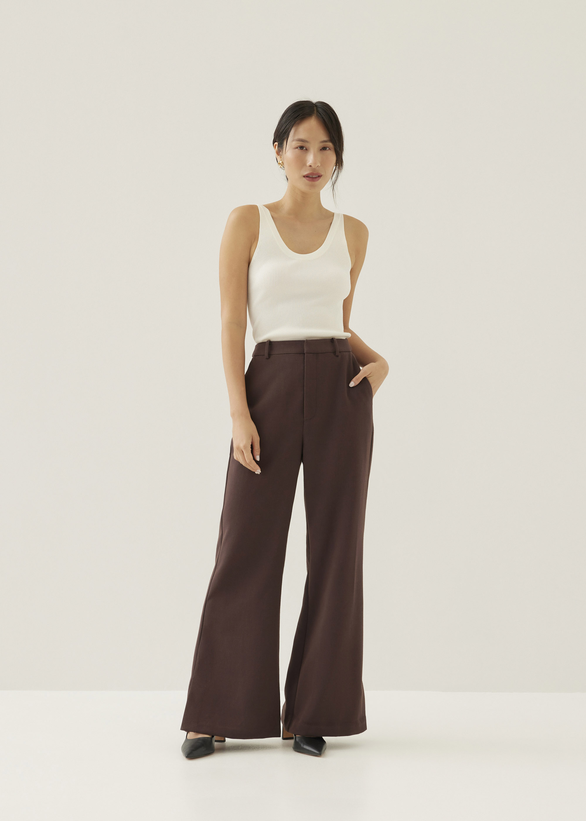 

Karlie High Rise Flare Pants-273-XL