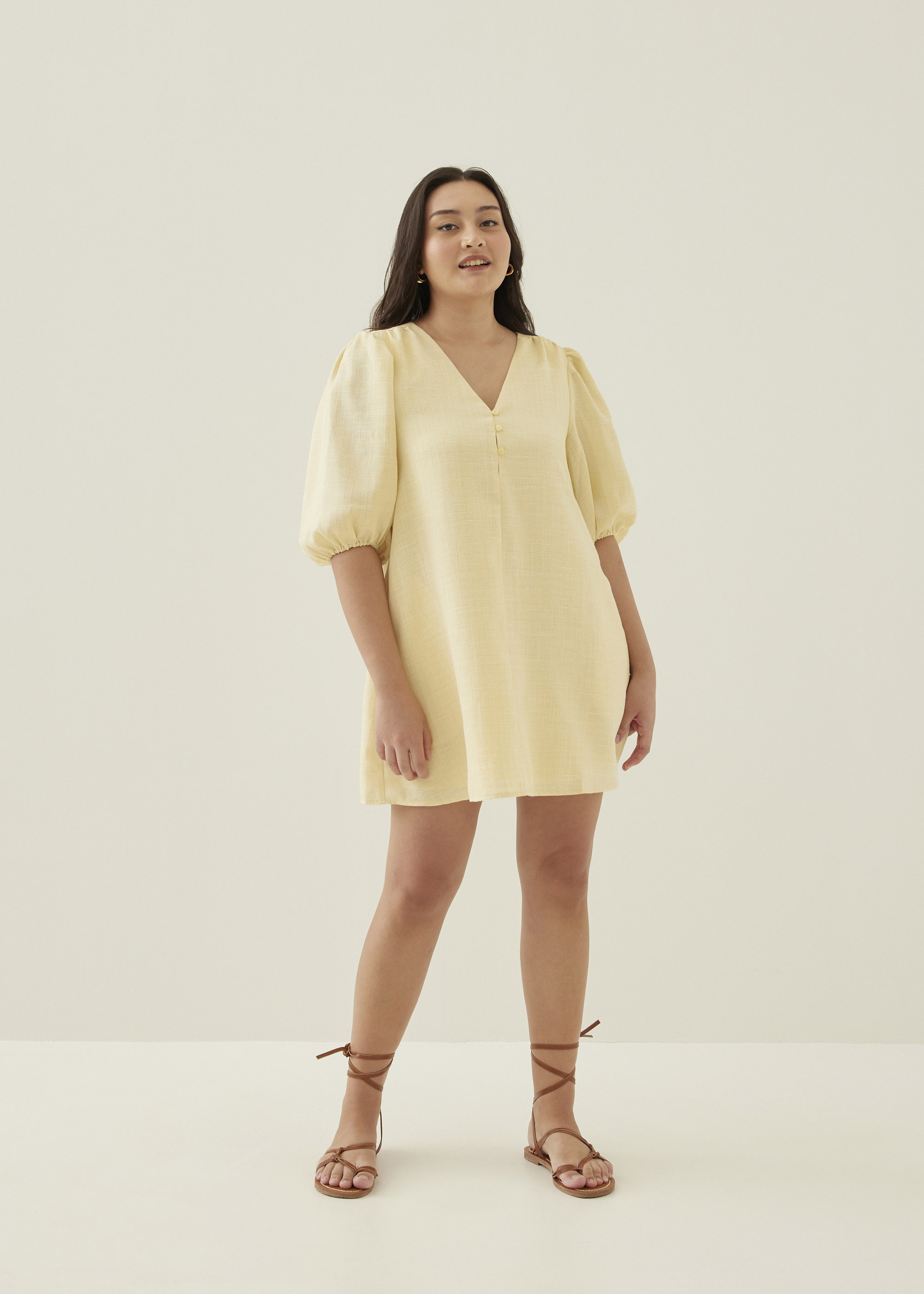 

Loreen Tweed A-line Mini Dress-204-L