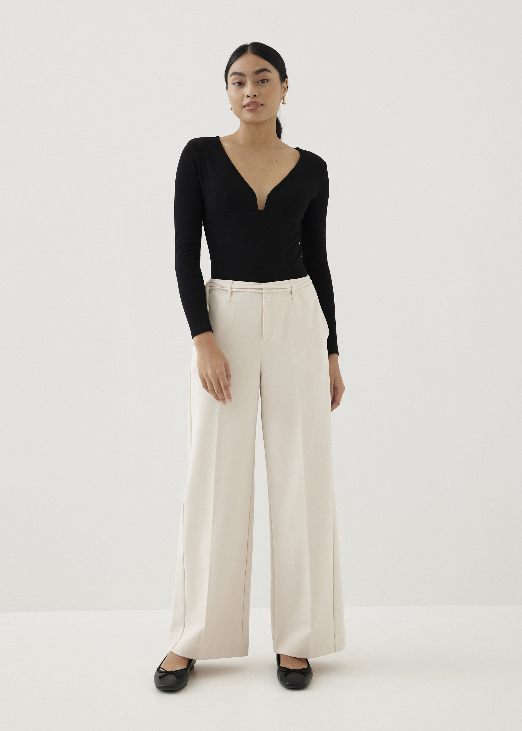 

Marni Belted Wide Leg Pants-042-XS