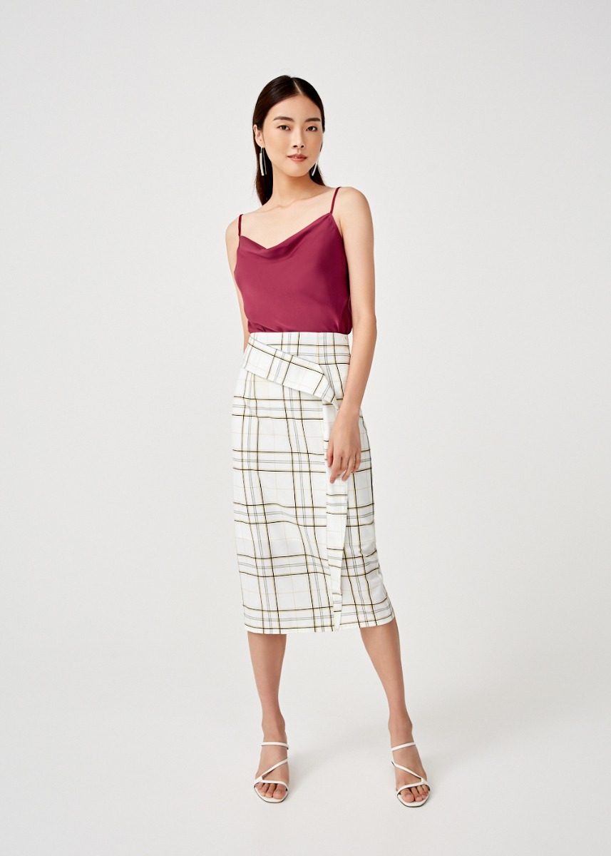 checkered skirt tall