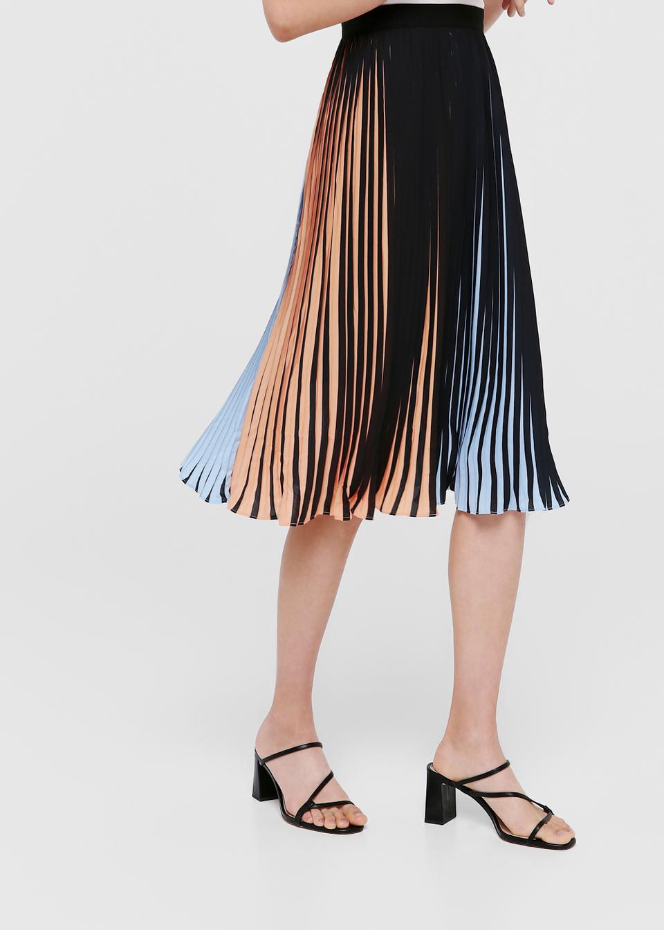 Buy Jasmine Pleated A-line Midi Skirt @ Love, Bonito Singapore | Shop ...