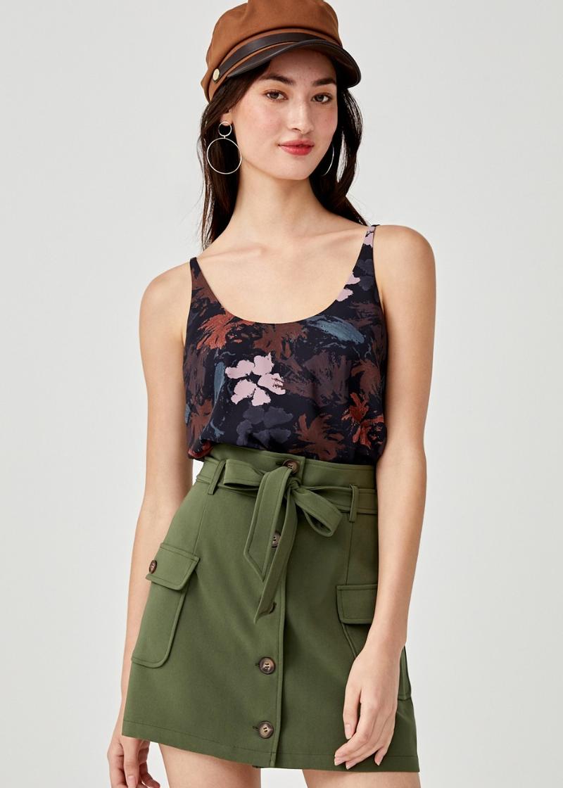 Doreen Camisole Top in Floral Symphony