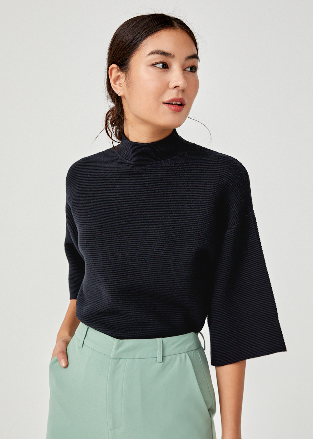 Ermelinda Drop Shoulder Knit Top