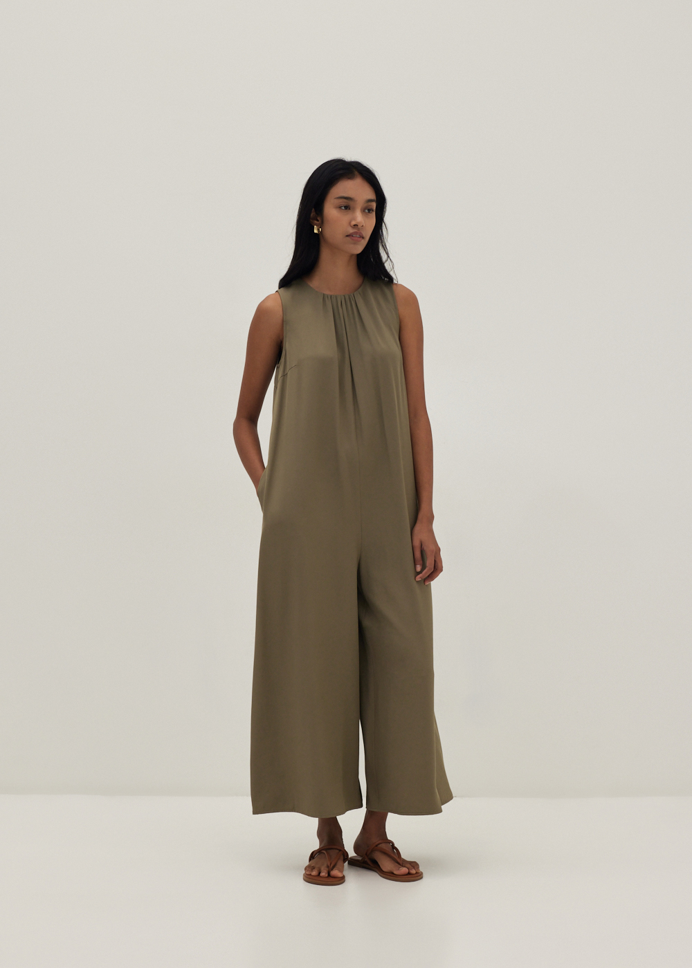 

Karita Tie Back Relaxed Jumpsuit-157-M
