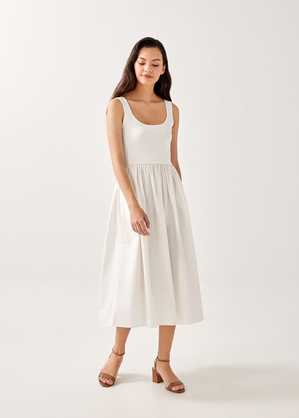 Buy Elosa Contrast Midaxi Dress @ Love 