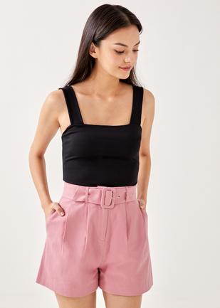 Athena Belted Tailored Shorts