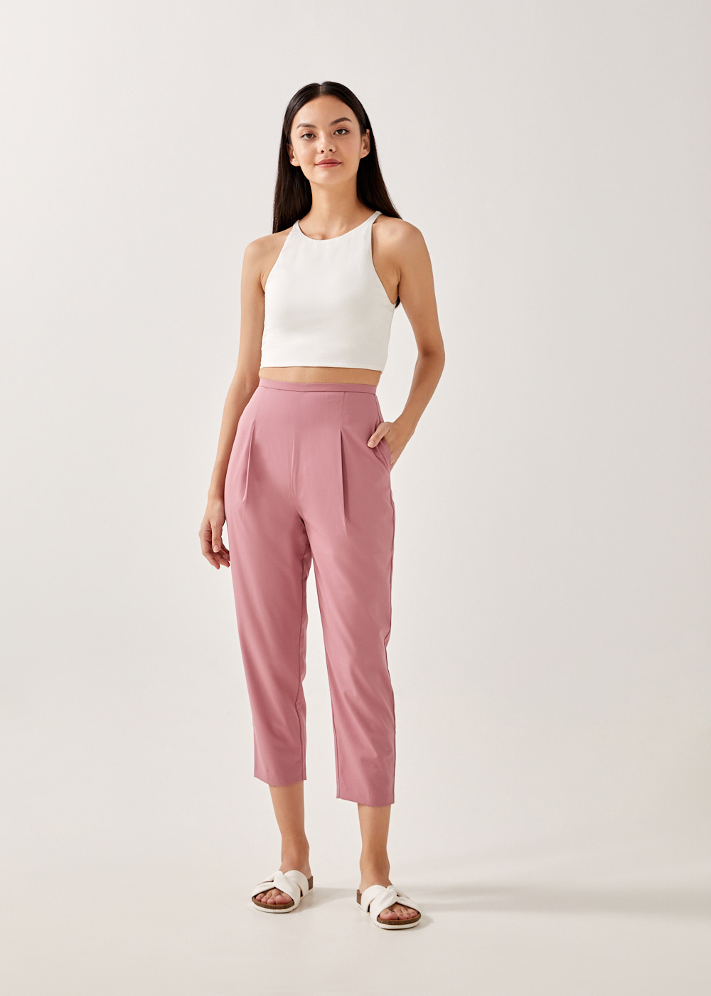 

Devynn Padded Crop Tank Top-031-L