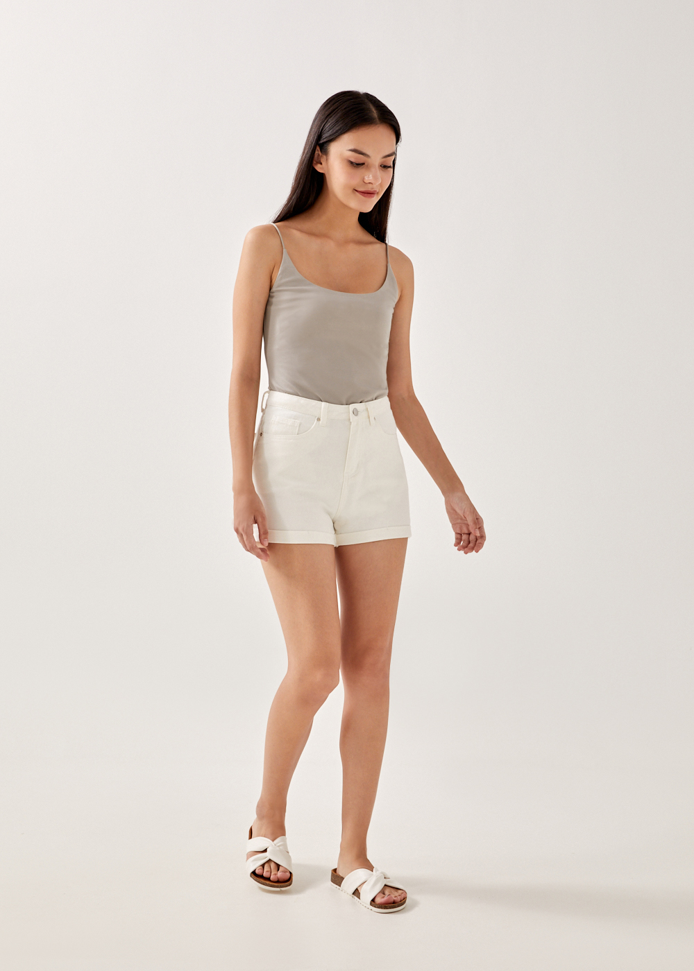 

Candice Scoop Neck Jersey Camisole-235-S