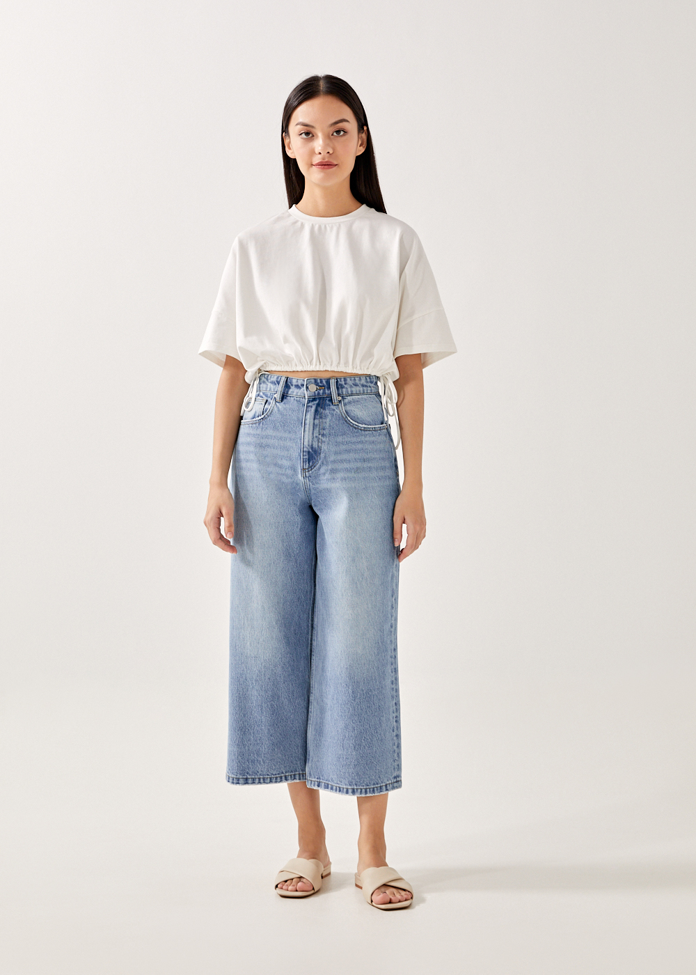 

Marlee Drawstring Jersey Top-031-L