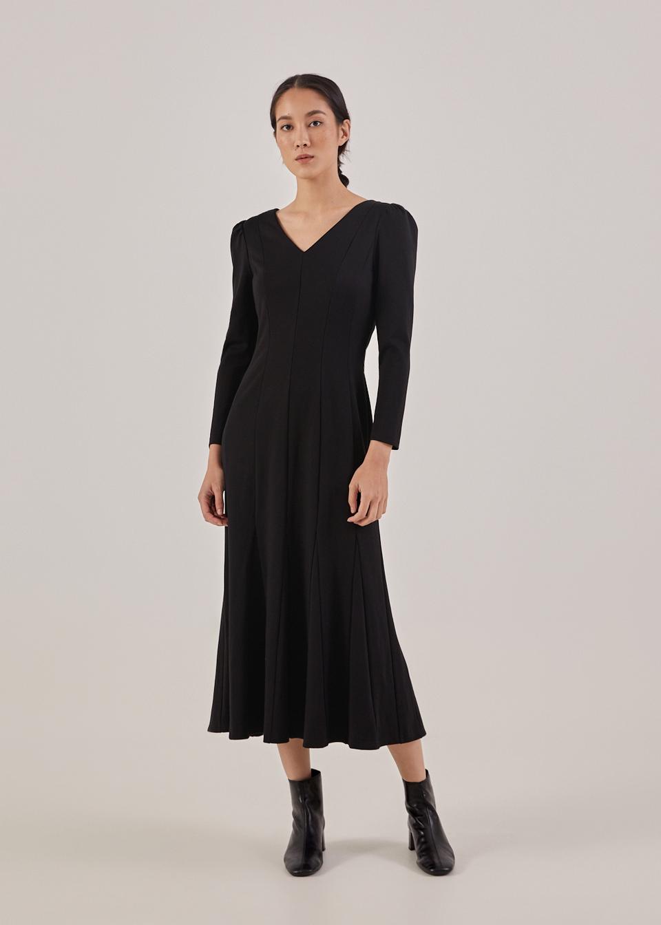 Buy Jovene Godet Panel Maxi Dress @ Love, Bonito Singapore | Shop Women ...