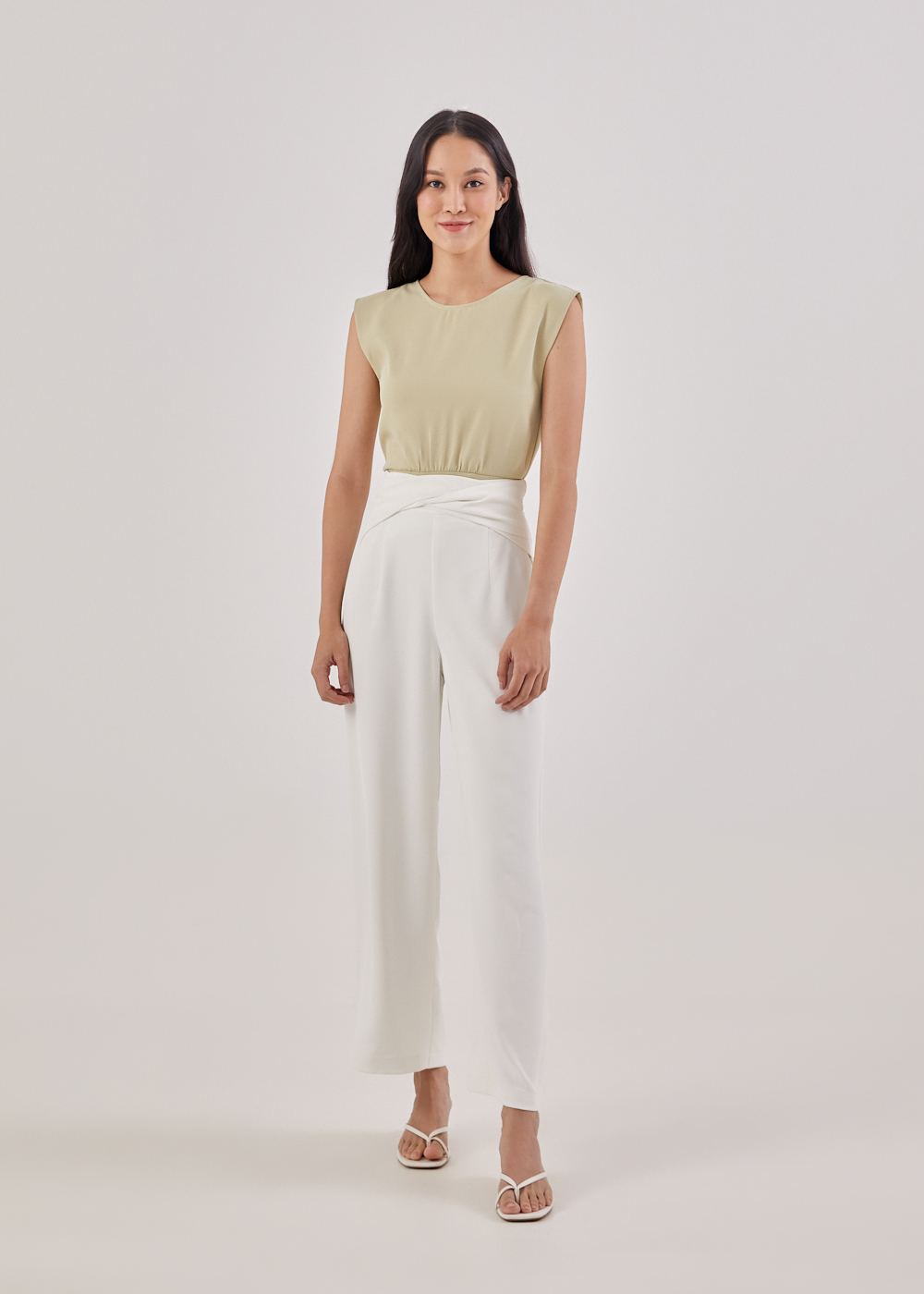 

Orla Twist Wide Leg Pants-031-XL