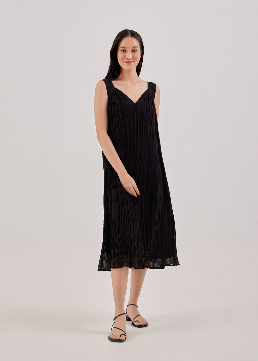 

Coralyn Sunray Pleated Dress-014-S