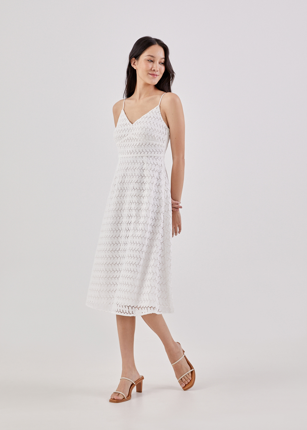 

Klaudia Crochet Lace Dress-031-S