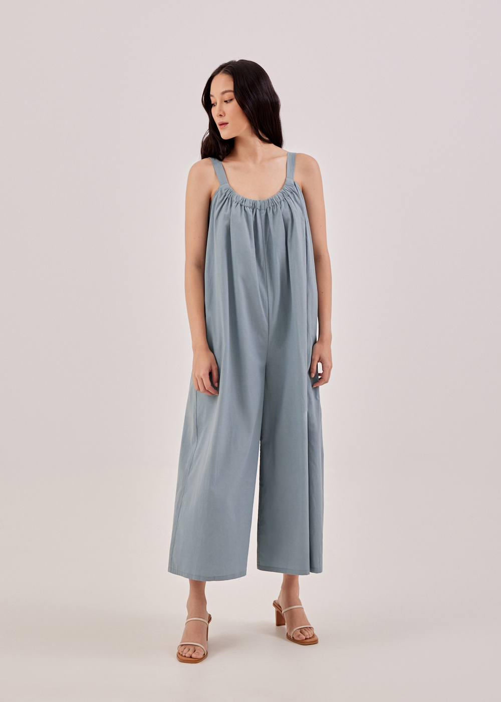 

Karmyn Ruched Wide Leg Jumpsuit-347-XL