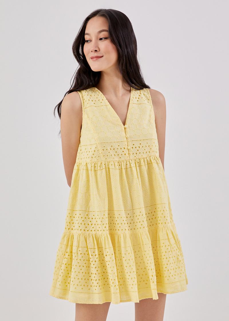 Willow Broderie Swing Dress