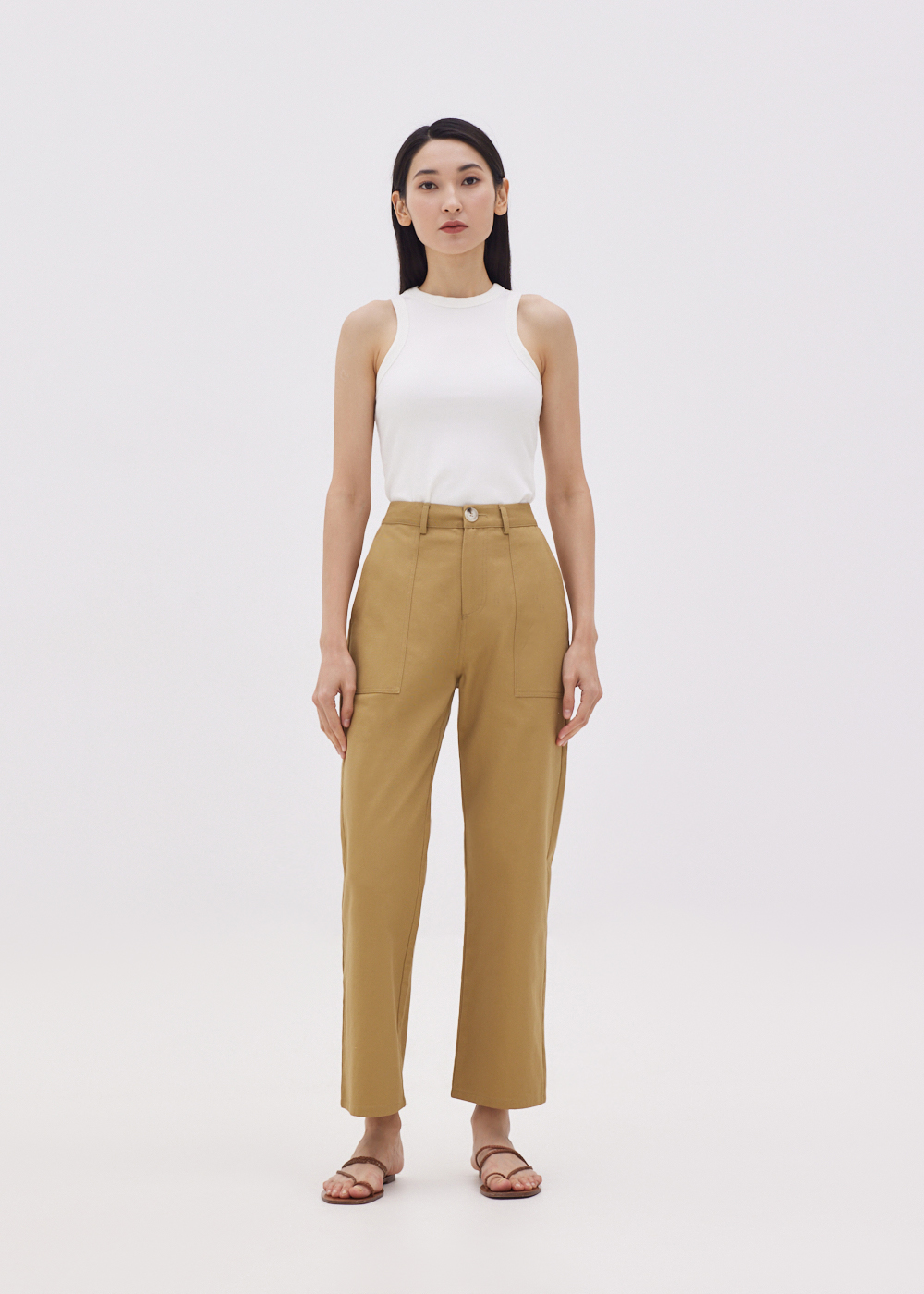 

Aluna Cotton Twill Pocket Pants-124-S