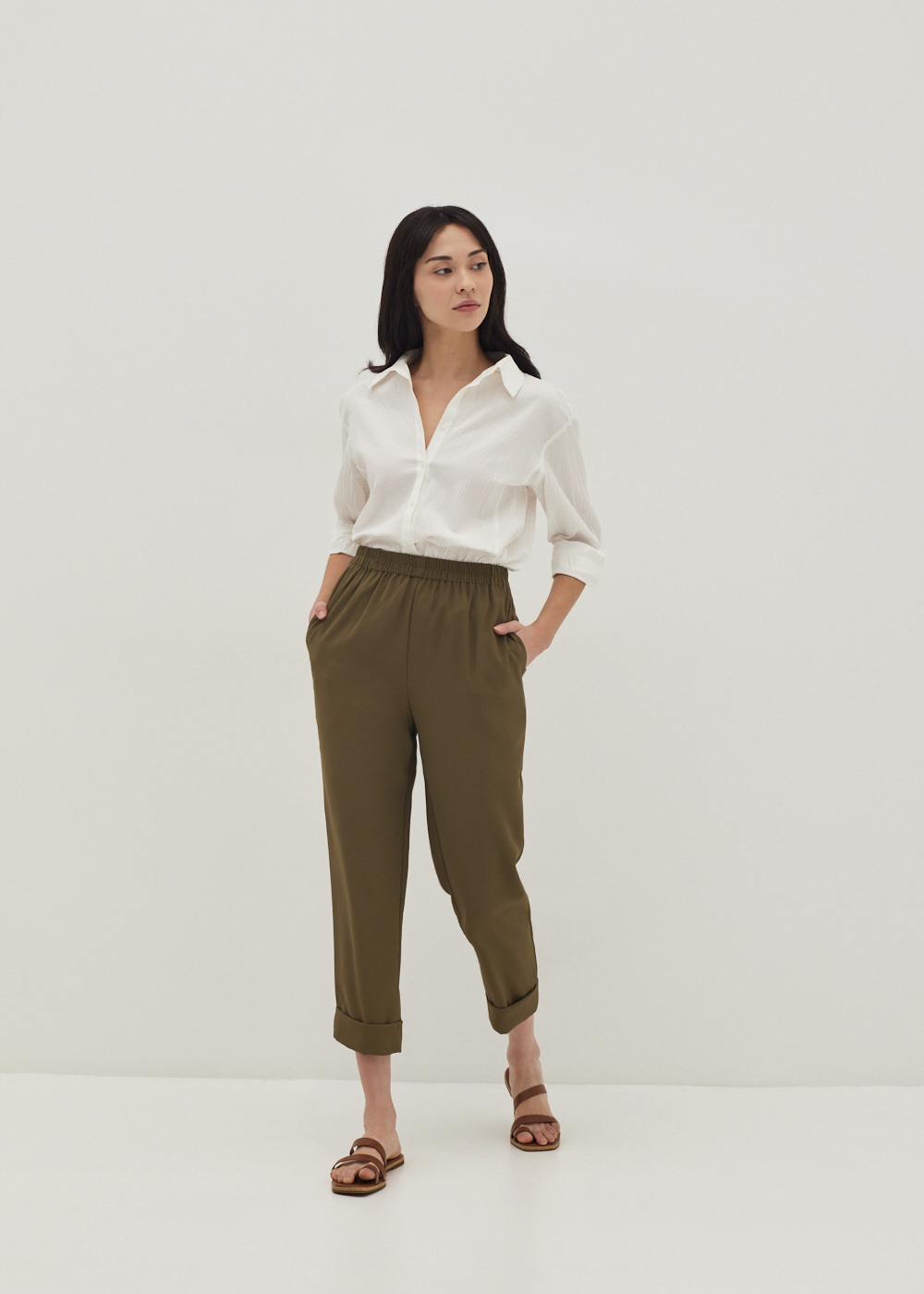 

Dareen Elastic Pants-079-S