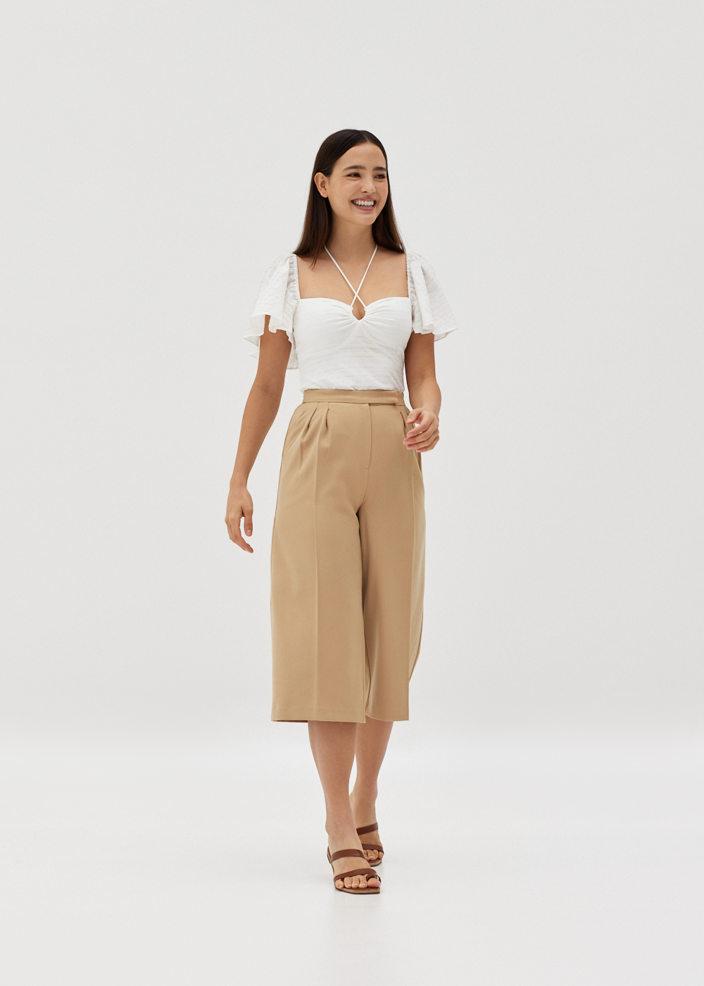 

Maelee Tailored Twill Weave Pants-124-M