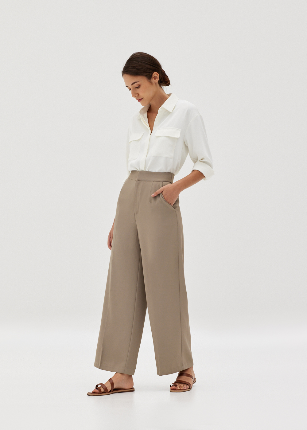 

Camelia Straight Leg Pants-235-S